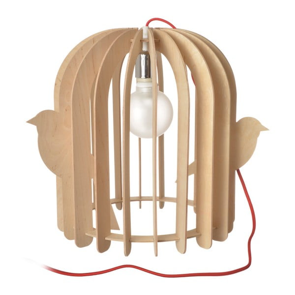 Дървена настолна лампа Birdcage - Le Studio