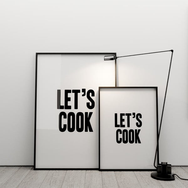 Plakát Let´s cook, 100x70 cm-image-1
