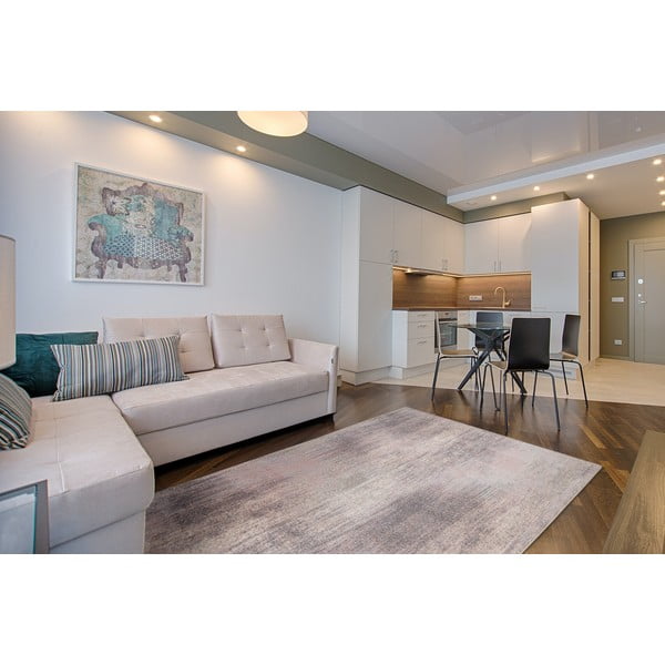 Розовo-сив вълнен килим 160x240 cm Calvi rose – Agnella-image-1