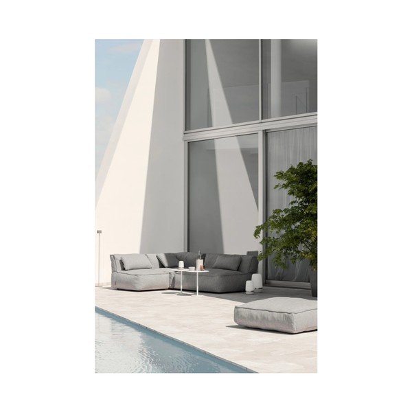 Сива градинска табуретка Grow – Blomus-image-1