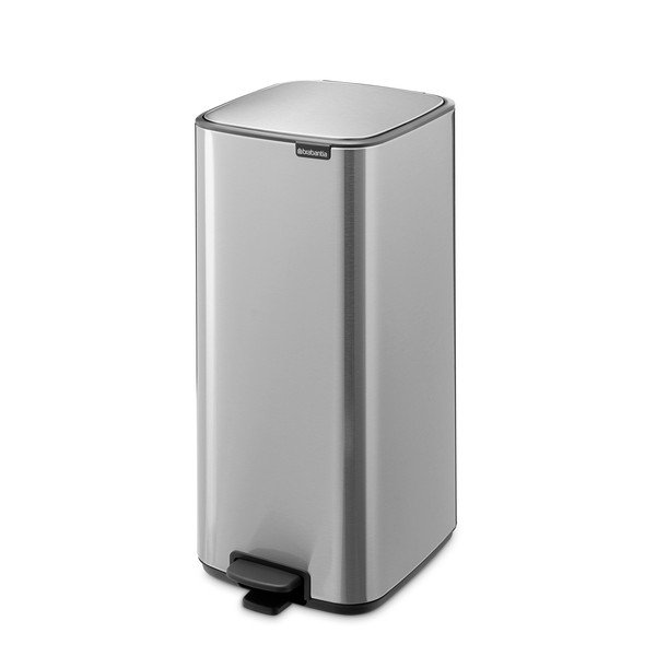 Стоманено кошче за боклук с педал в матово сребрист цвят 30 l Bo – Brabantia