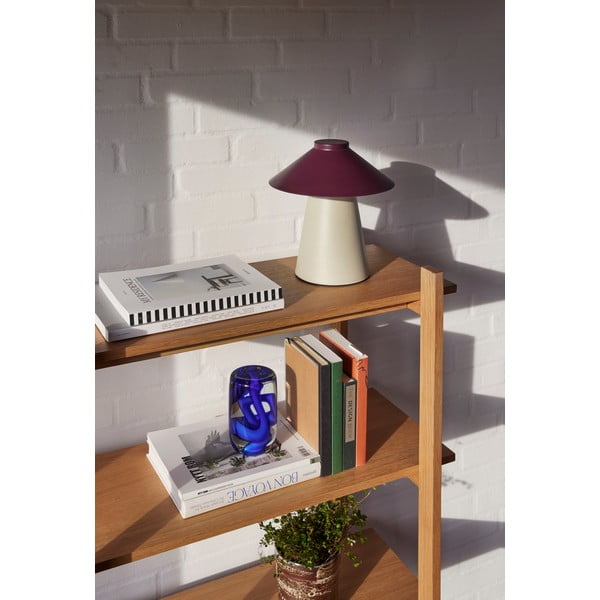 Лилава и бежова метална настолна лампа Chipper - Hübsch-image-2