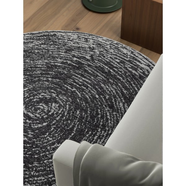 Сив кръгъл килим ø 120 cm Gloria Cavallo – Hanse Home-image-2