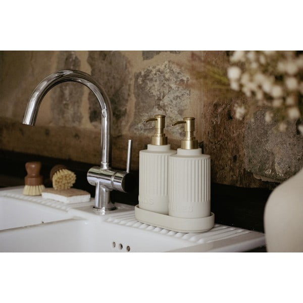 Кремава керамична стойка за перилни препарати Heidi – Wenko-image-4