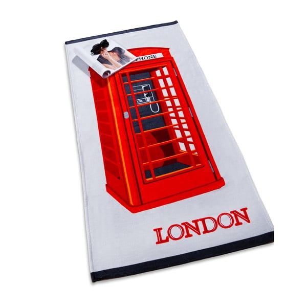 Ručník Ozdilek London Telephone, 75 x 150 cm