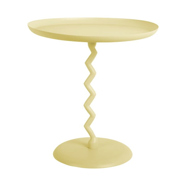 Метална кръгла странична масичка ø 40 cm Zig Zag – Leitmotiv