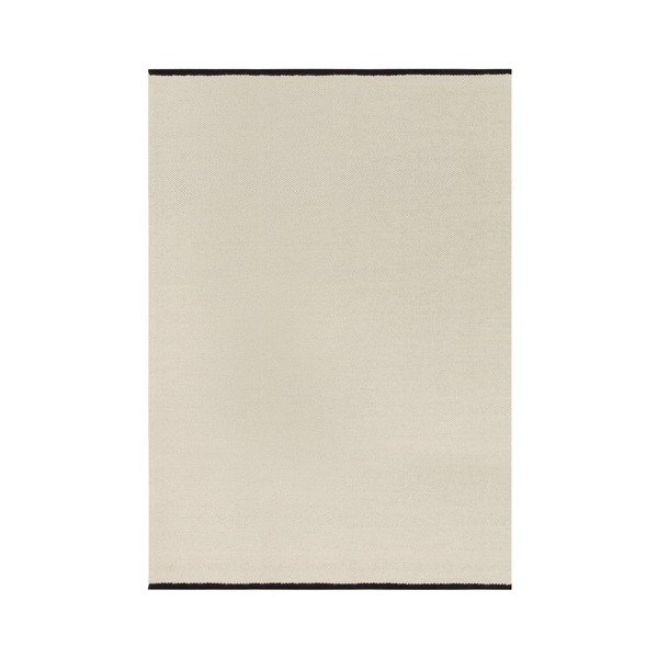 Бежов ръчно изработен вълнен килим 140x200 cm Mavi – noo.ma