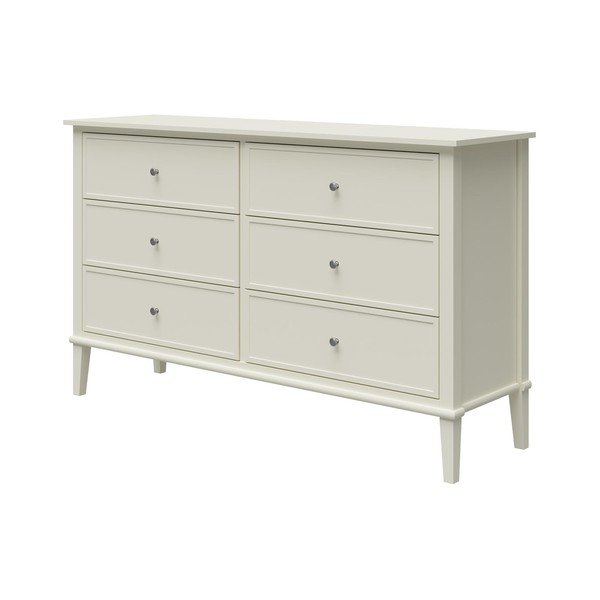 Бял нисък скрин 138x84 cm Franklin – Støraa-image-2