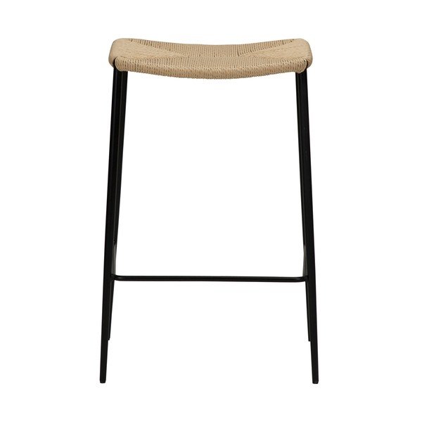 Бежов естествен бар стол , височина 68 cm Stiletto - DAN-FORM Denmark-image-1