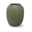 Тъмнозелена керамична ваза, височина 21 cm Hammershøi - Kähler Design