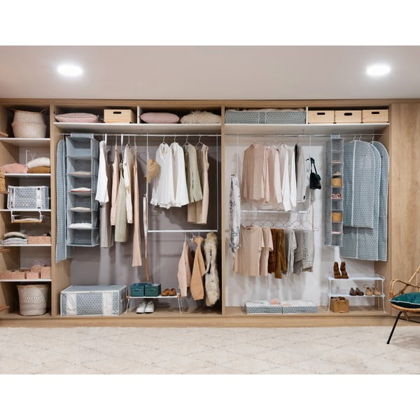 Комплект от 2 стълби и разтегателен стълб за дрехи Muro - Compactor-image-3