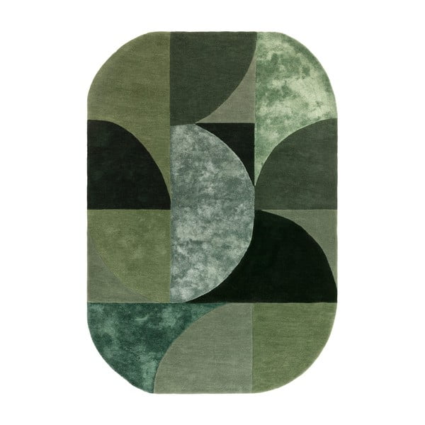 Тъмнозелен вълнен килим 200x300 cm Forest - Asiatic Carpets