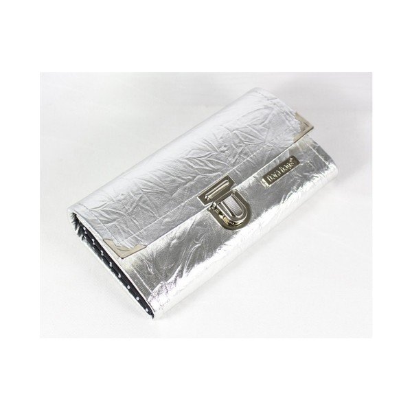 Портфейл в сребристо Портмоне Big No.761 - Dara bags-image-1