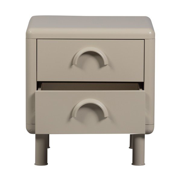 Бежово метално нощно шкафче Rune – WOOOD-image-3