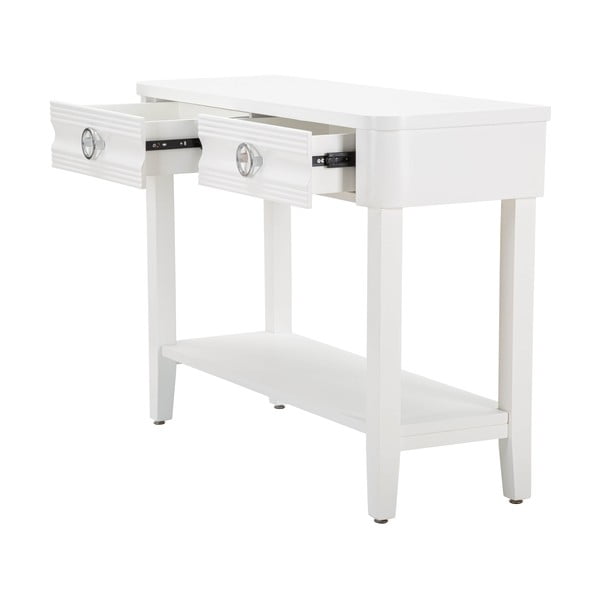 Конзолна маса от бяла ела 40x110 cm Shine - Mauro Ferretti-image-3