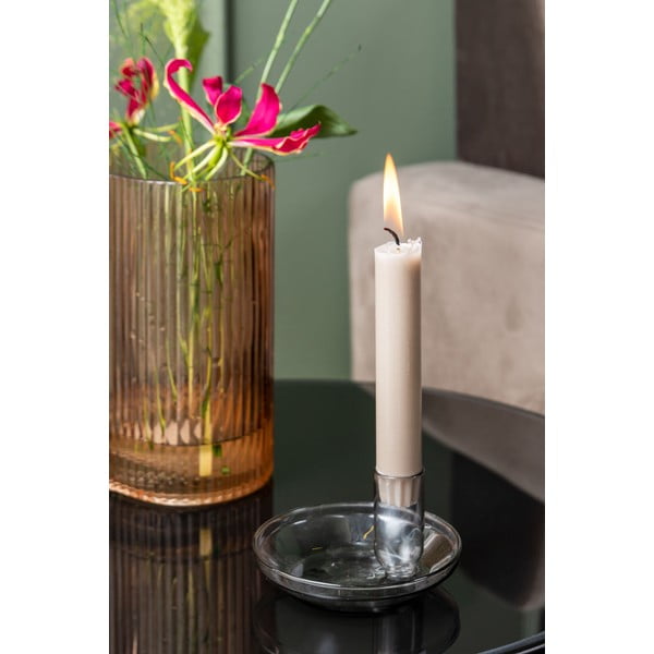 Свещник от сиво стъкло Tub - PT LIVING-image-1