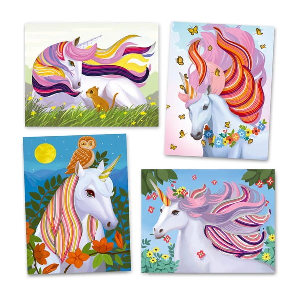 Творчески комплект Rainbow Unicorns - Djeco