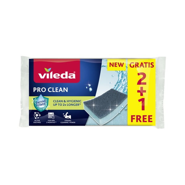 Гъби за съдове в комплект от 9 бр. Pro Clean – Vileda