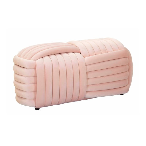 Светлорозова кадифена пейка Softy – Mauro Ferretti-image-2
