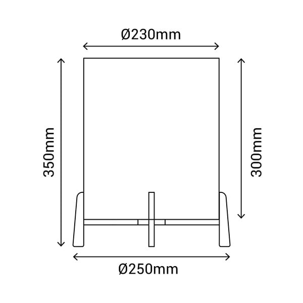 Ратанова настолна лампа, височина 35 cm Wala - SULION-image-4