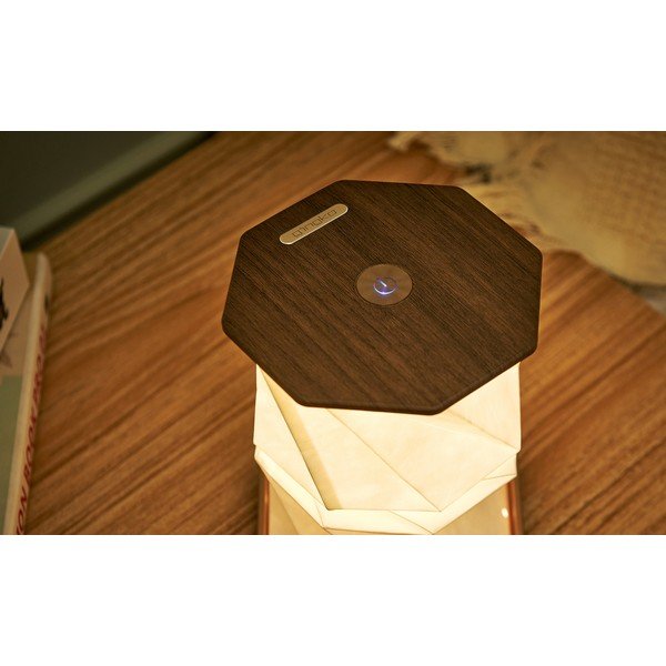 Кафява светлинна декорация с USB ø 12 cm Twist Hexagon – Gingko-image-4