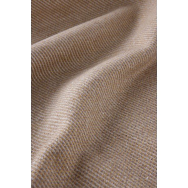 Светлокафяво каре със съдържание на памук , 140 x 180 cm Jade - Euromant-image-3