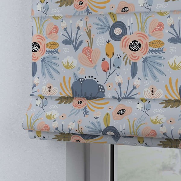 Синьо-оранжева ролетна щора 170x160 cm Magic - Yellow Tipi-image-4