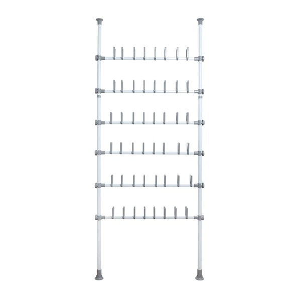 Бял метален телескопичен стелаж за обувки Herkules – Wenko-image-1