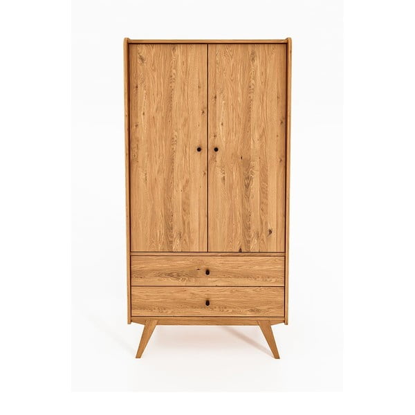 Дъбов гардероб 100x200 cm Retro - The Beds-image-2