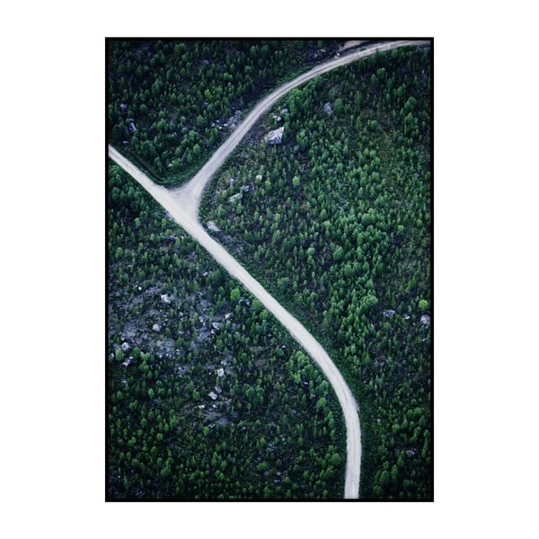 Плакат Пътища в гората, 40 x 30 cm - Imagioo