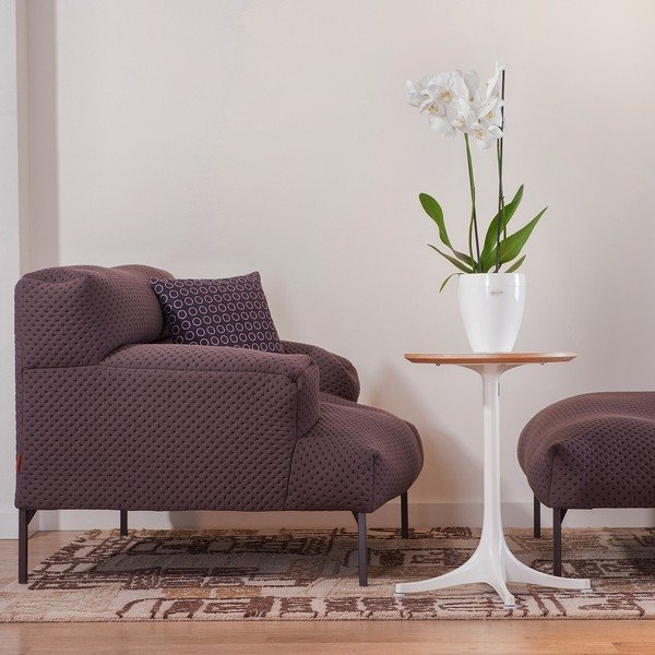 Бяла самонапояваща се саксия A2, ø 17 cm Calimera - Plastia-image-1