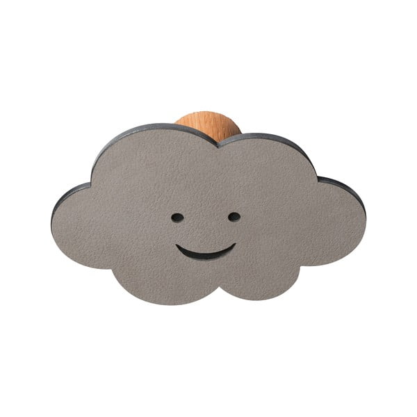 Сива стенна стоманена кука Cloud Dot Nupo – LIND DNA