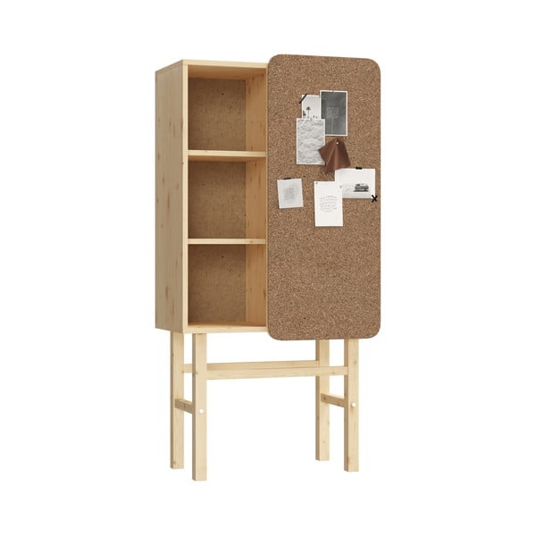 Библиотека от борова дървесина 70x142 cm Slide - Karup Design-image-4