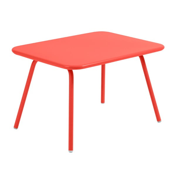 Oranžovočervený dětský stůl Fermob Luxembourg