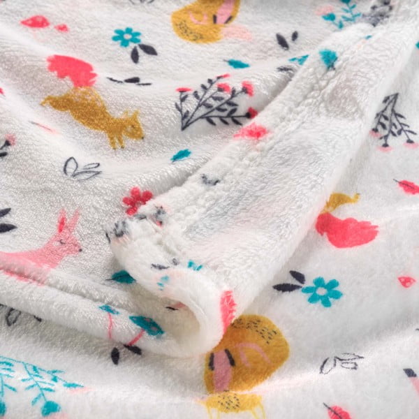 Бебешко одеяло от микрофланела 125x150 cm Princesse Licorne – douceur d'intérieur-image-1