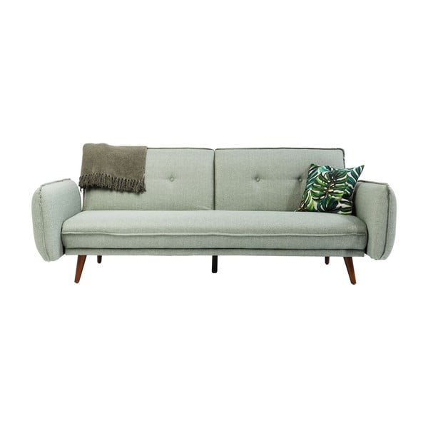Светлозелен разтегателен диван Lizzy - Kare Design