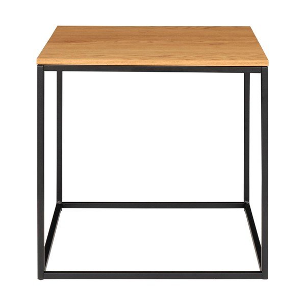 Масичка за кафе с плот в дъбов декор , 45 x 45 cm Vita - House Nordic-image-3