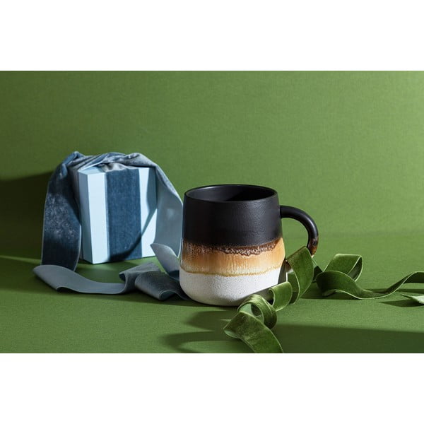 Черна глинена чаша 360 ml Mojave – Sass & Belle-image-3