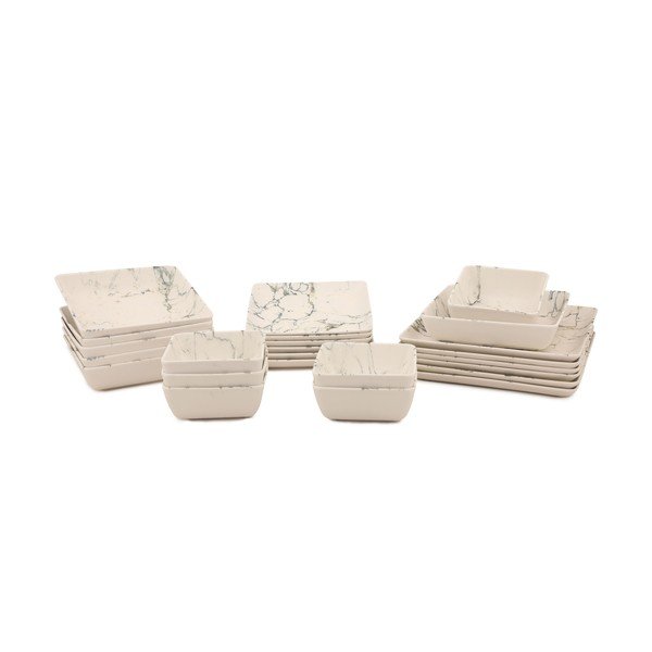 Комплект порцеланови чинии от 24 части Мрамор - Kütahya Porselen-image-2