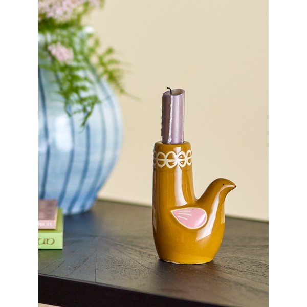 Керамичен свещник Trudy – Bloomingville-image-1