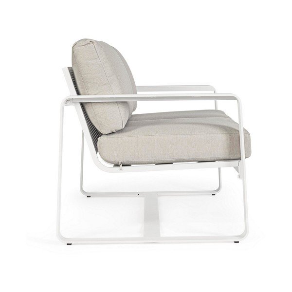 Бял алуминиев градински диван Merrigan   – Bizzotto-image-4