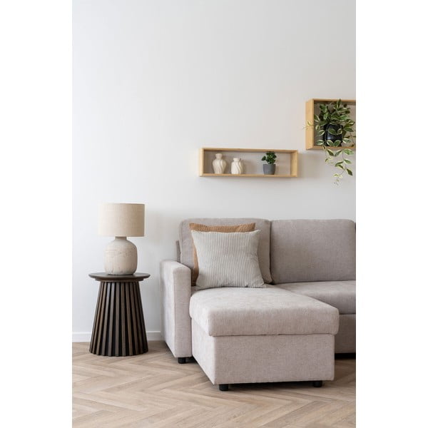 Стенен бамбуков рафт на няколко нива в естествен цвят 70 cm Ember – House Nordic-image-4