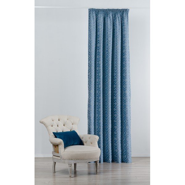 Синя завеса 140x245 cm Giuseppe - Mendola Fabrics-image-1