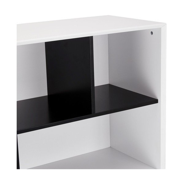 Бял шкаф за книги 100x140 cm Lyon - Furnhouse-image-4