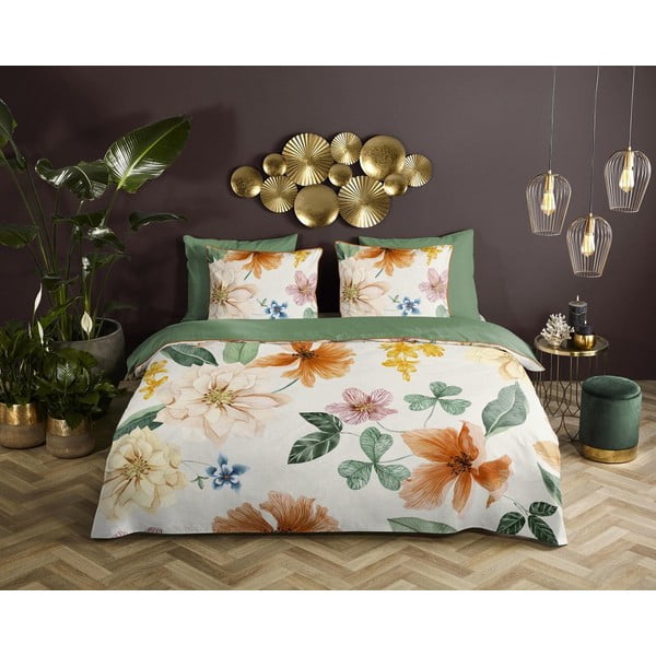 Двойно удължено спално бельо от памучен сатен 240x220 cm Annabelle – Descanso-image-1