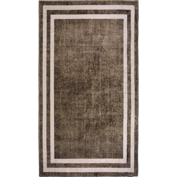 Кафяв измиваем килим 80x50 cm - Vitaus
