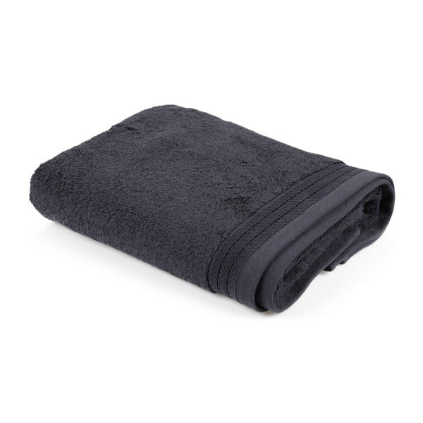 Tmavě šedý ručník Jerry, 50 x 100 cm