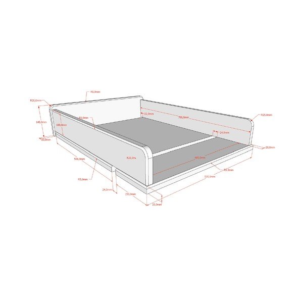 Бяла маса за повиване от масивен бук Forrest – Vipack-image-2