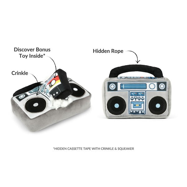 Играчка за куче Касетофон с пришита касета - P.L.A.Y.-image-3