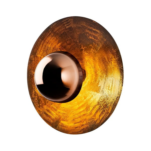 Стенна лампа в меден цвят ø 38 cm Kurt – Opviq lights-image-2